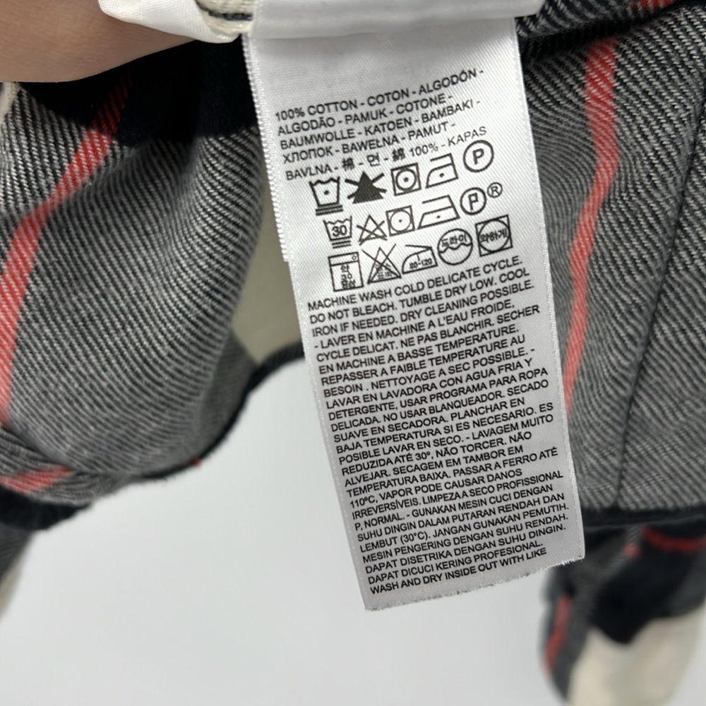 Levi’s Euc Men’s Button Down Flannel Large Standa… - image 6